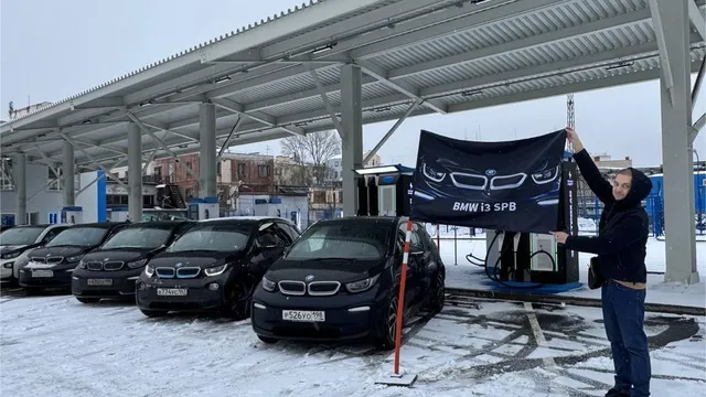 Встреча клуба BMW i3 Санкт-Петербург на зарядном хабе «Электрохаб Выборгский»